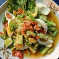 เมนูของร้าน ร้านสารพัดตำเมี่ยงปลาเผาไทนคร ศรีสงคราม