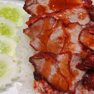 นางฟ้าบะหมี่เกี๊ยว+อาหารตามสั่ง+ข้าวหมูแดงหมูกรอบ