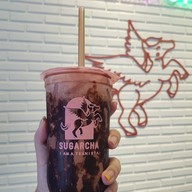 เมนูของร้าน SUGARCHA ชูก้าร์ชา นมสดบราวชูก้าร์ โกโก้อร่อยมาก ชาเขียวมะลิ ชาผลไม้ นมหมีคาราเมล เดอะ พาซิโอ้ พาร์ค กาญจนาภิเษก