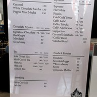 เมนู MarKoff Coffee บีฮายเดอะวอล