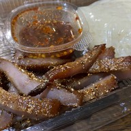 เมนูของร้าน ราชาคอหมูย่าง พระราม3