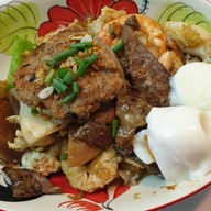 เมนูของร้าน ก๋วยเตี๋ยวคั่วไก่ชามเปล