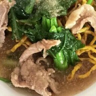 ฮาซันราดหน้ายอดผัก(เนื้อหมัก)