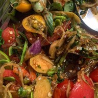 ส้มตำหัวไก่โอก ซอยวัดท่าเกวียน ปากเกร็ด 345