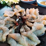 กุ้งอบวุ้นเส้น กะเพรา