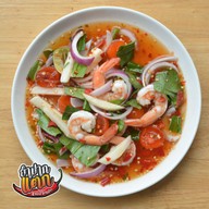 เมนู ร้านยำปากแตก แซ่บปากเจ่อ -