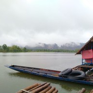 บรรยากาศ ล่องแพผานาง-ผาเกิ้ง