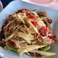 เมนูของร้าน เจ้ยส้มตำ ตลาดโคกกรวด