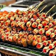 แซ่บเลียศอก กุ้งเผาหัวมันแก้ว (ใช้กุ้งเป็น) ตลาดอินดี้ปิ่นเกล้า ซอย3