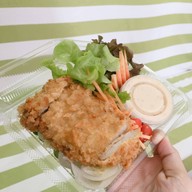 หมูทอดบ้านผัก