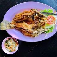 เมนูของร้าน บ้านไม้ริมน้ำ