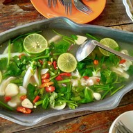 เมนูของร้าน ครัวเจ้าหลาววิวทะเล