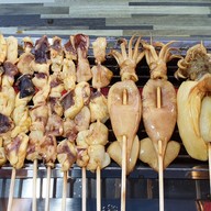 หมึกย่าง อีเจ๊ย่างหมึก ตลาดนัด Awake