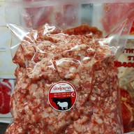 เนื้อวัวสด สไลด์ เนื้อไก่ ร้านฮาซันบัยตุ้ลมาล ตลาดบางกะปิ ฮาลาล