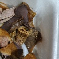 เมนูของร้าน เป็ดพะโล้เจ้เค็ง ตลาดนัดเช้า เทศา ซ.2