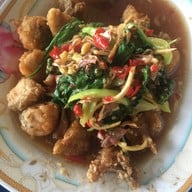 เมนูของร้าน ร้านครัวโพธิ์ทะเลซีฟู๊ด สาขลา