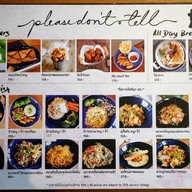 เมนู Please Don’t Tell Khaoyai