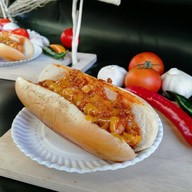 เมนูของร้าน The Butcher hot dog