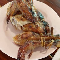 เมนูของร้าน กุหลาบดอกใหม่ บายนิวไก่ย่างบัวตอง