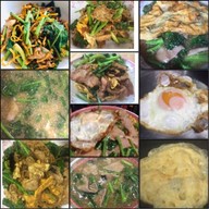 ราดหน้า ราดหน้ายอดผัก เฮียไก่ หมู่บ้านบัวทอง หมู่บ้านบัวทอง