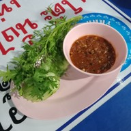 เมนูของร้าน จ่าเหลา หมูทอด
