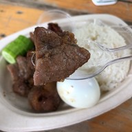 หมูทอดสำเพ็ง ถนนแจ้งวัฒนะ
