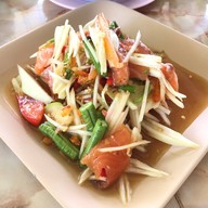 เมนูของร้าน ส้มตำภูเขาหญ้าเจ้จิ๋ม ภูเขาหญ้า