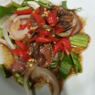 เมนูของร้าน ยำปลาแดก ลาดปลาเค้า 35-37