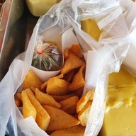 เมนูของร้าน ข้าวแลมฟืนทอด ข้าวแลมฟืนยำ