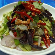 เมนูของร้าน พี่ทองส้มตำทอด