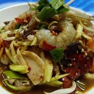 เมนูของร้าน พี่ทองส้มตำทอด