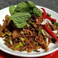 เมนูของร้าน พี่ทองส้มตำทอด