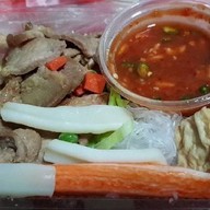 เมนูของร้าน BBหมูกระทะย่างให้