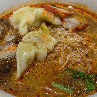 เมนูของร้าน นางฟ้าบะหมี่เกี๊ยว+อาหารตามสั่ง+ข้าวหมูแดงหมูกรอบ