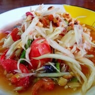 เมนูของร้าน ส้มตำทอด เจ๊นาง