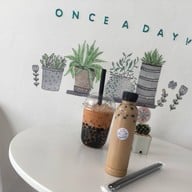 เมนูของร้าน Once a day ชานมไข่มุก ปตท.บางคล้า