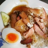 เมนูของร้าน ข้าวหมูแดงซอกตึกสามย่าน เชลล์ชวนชิม