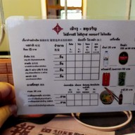 เมนู Feng Zhu Dragon Town