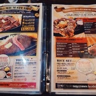 เมนู 1 Pound Steak & Hamburg Takeru  Nipponbashi, Naniwa Ward, Osaka