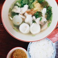 เมนูของร้าน เกาเหลาเลือดหมู เวียงป่าเป้า