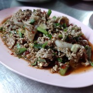 เมนูของร้าน พายุ ก้อยกาฬสินธุ์