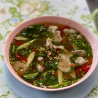 เมนูของร้าน ร้านลาบแฉล้มโภชนา