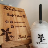 เมนูของร้าน Baby's Coco House (เบบี้โคโค่) น้ำมะพร้าวปั่น & ชาผลไม้สด & มัทฉะ & ไอศกรีมปั่น & นมหมีปั่น ปากซอยสายไหม 19