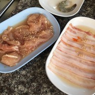 เมนูของร้าน เจ๊เฮี้ยงหมูย่างเกาหลี ดอนทอง