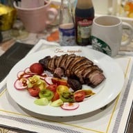 เมนูของร้าน เม่งเฮียงเป็ดรมควันหมูย่างรมควัน