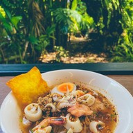 เมนูของร้าน เตี๋ยวเมืองฉะ ปตท.หัวสำโรง