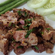 ข้าวหมูทอด free style