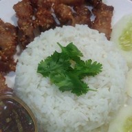 ข้าวหมูทอด free style