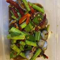 เมนูของร้าน หมูปิ้งหมูพวงตอนเช้า คลองสี่