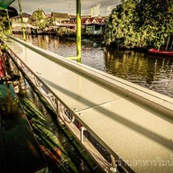 บรรยากาศ ร้านอาหารริมน้ำ ก.เอ๋ย ก. กาแฟ  ตลิ่งชัน